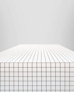 Zanotta Quaderna 2750 Writing Desk in White Plastic Laminate by Superstudio