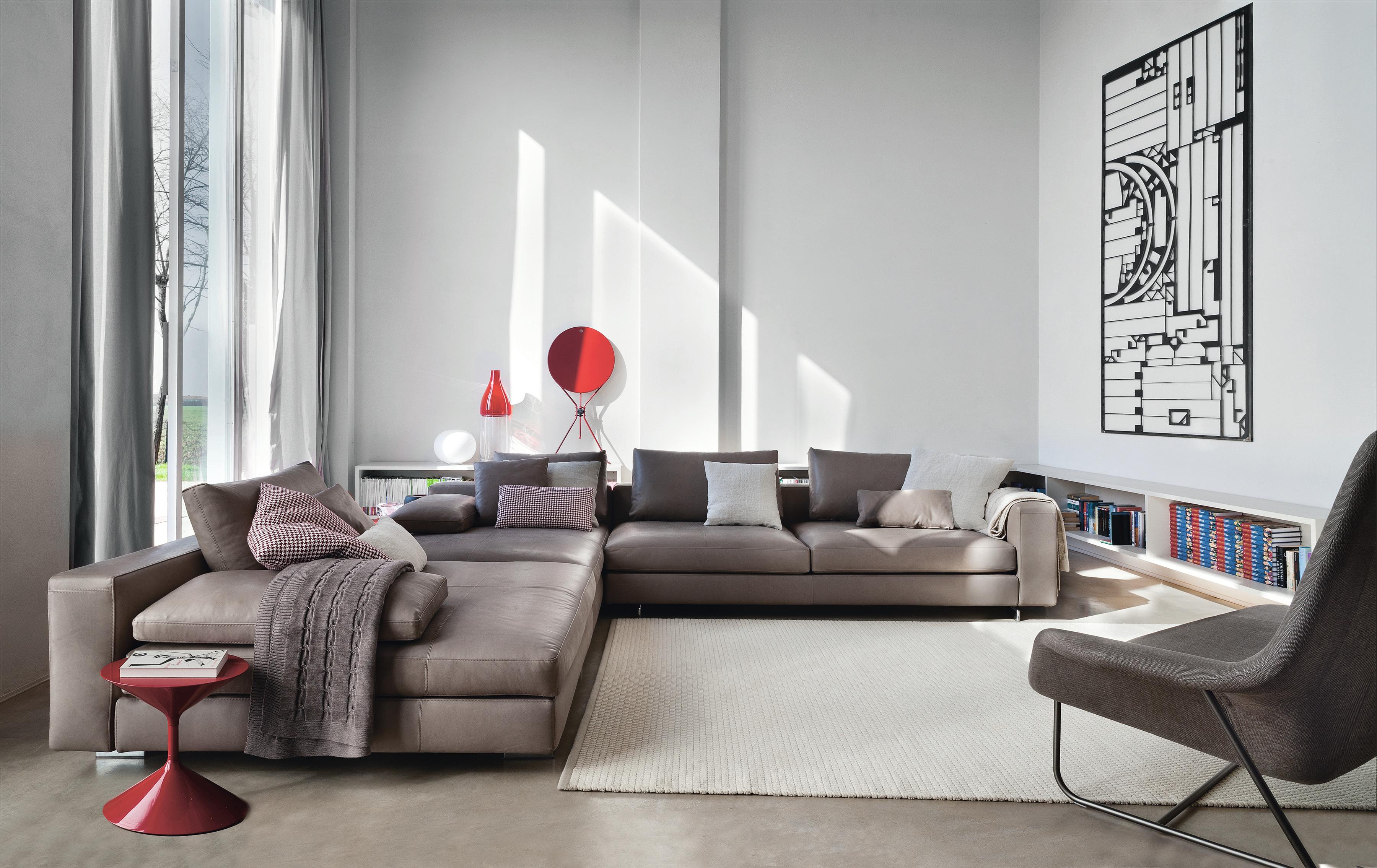 Zanotta Scott Modular Sofa in Vale Grey Upholstery by Ludovica+Roberto Palomba

The range of modular or monobloc sofas allows many corner or straight compositions. 

Additional Information:
Material: Upholstery, aluminum
Frame finish: Polished