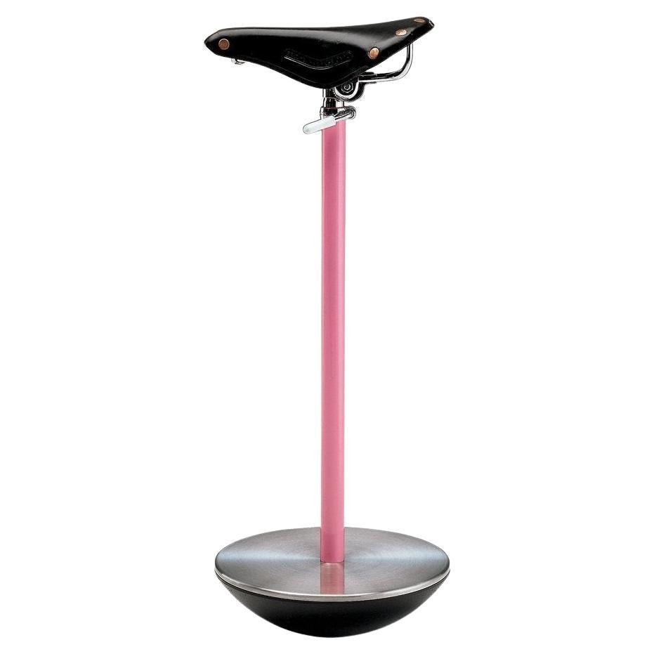 Zanotta Sella Bicycle Pink Stool by  Achille and Pier Giacomo Castiglioni