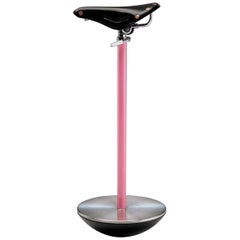 Zanotta Sella Pink Bicycle Stool