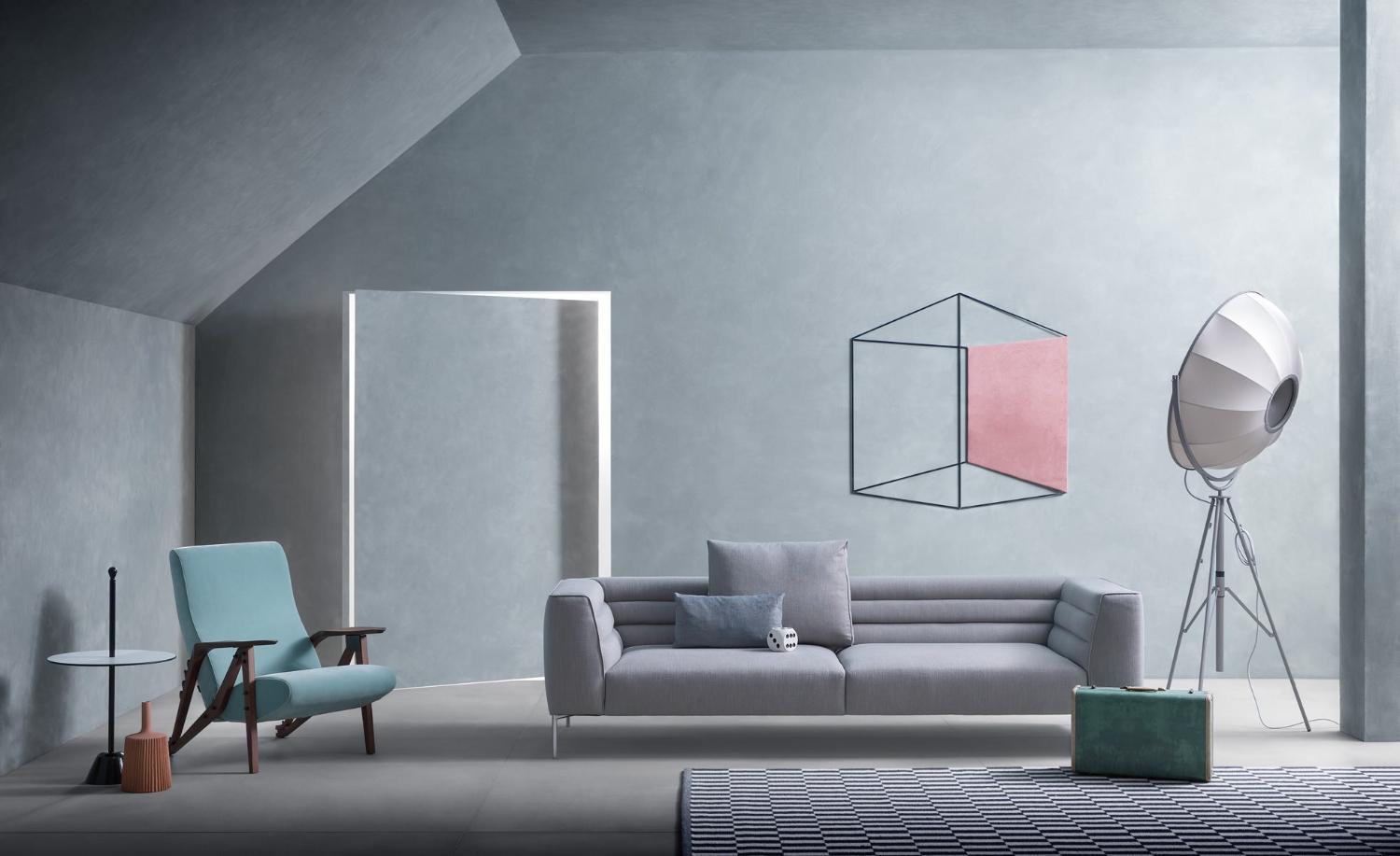 Contemporary Zanotta Set of Two Servomuto Side Tables by Design Achille Castiglioni For Sale
