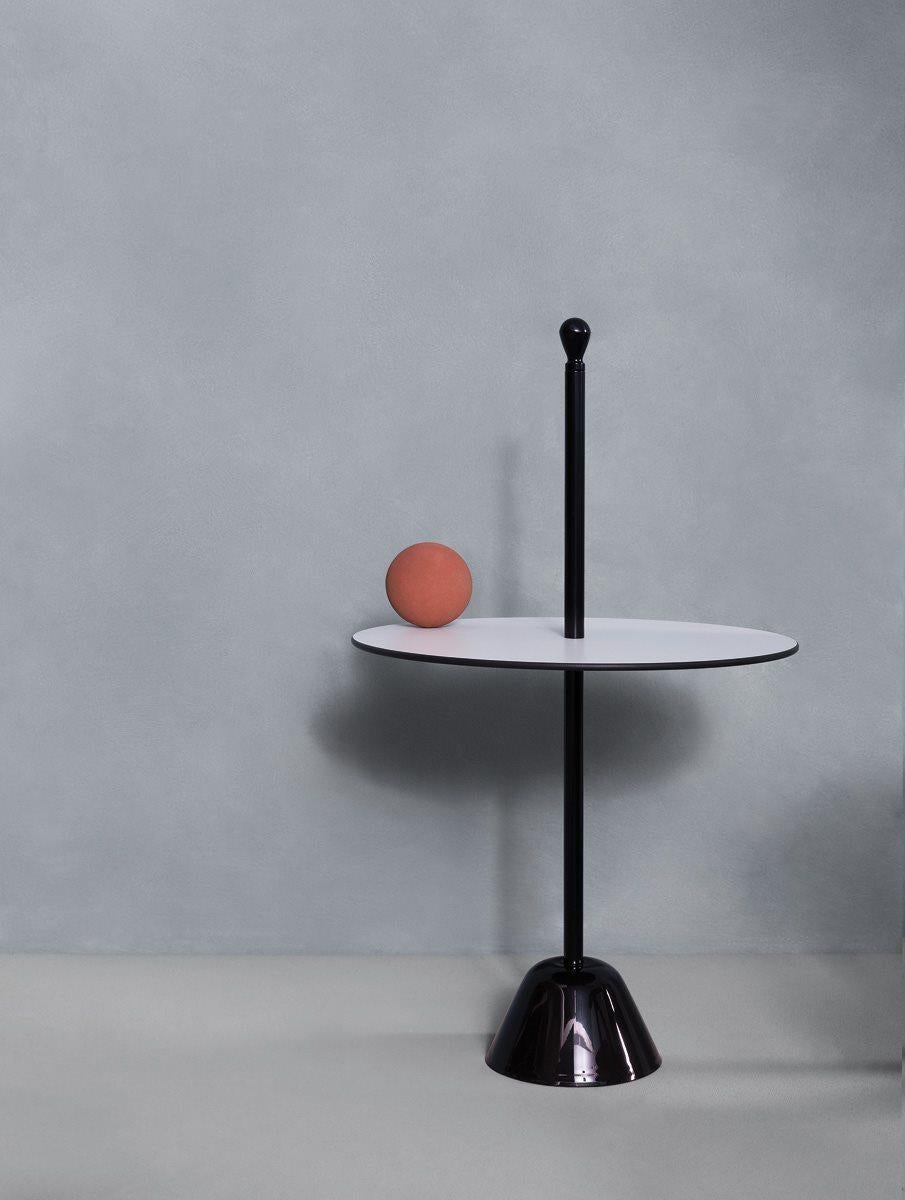 Zanotta Set of Two Servomuto Side Tables by Design Achille Castiglioni For Sale 2