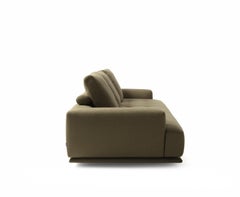 Zanotta Shiki Monobloc Sofa with Wooden Base by Damian Williamson