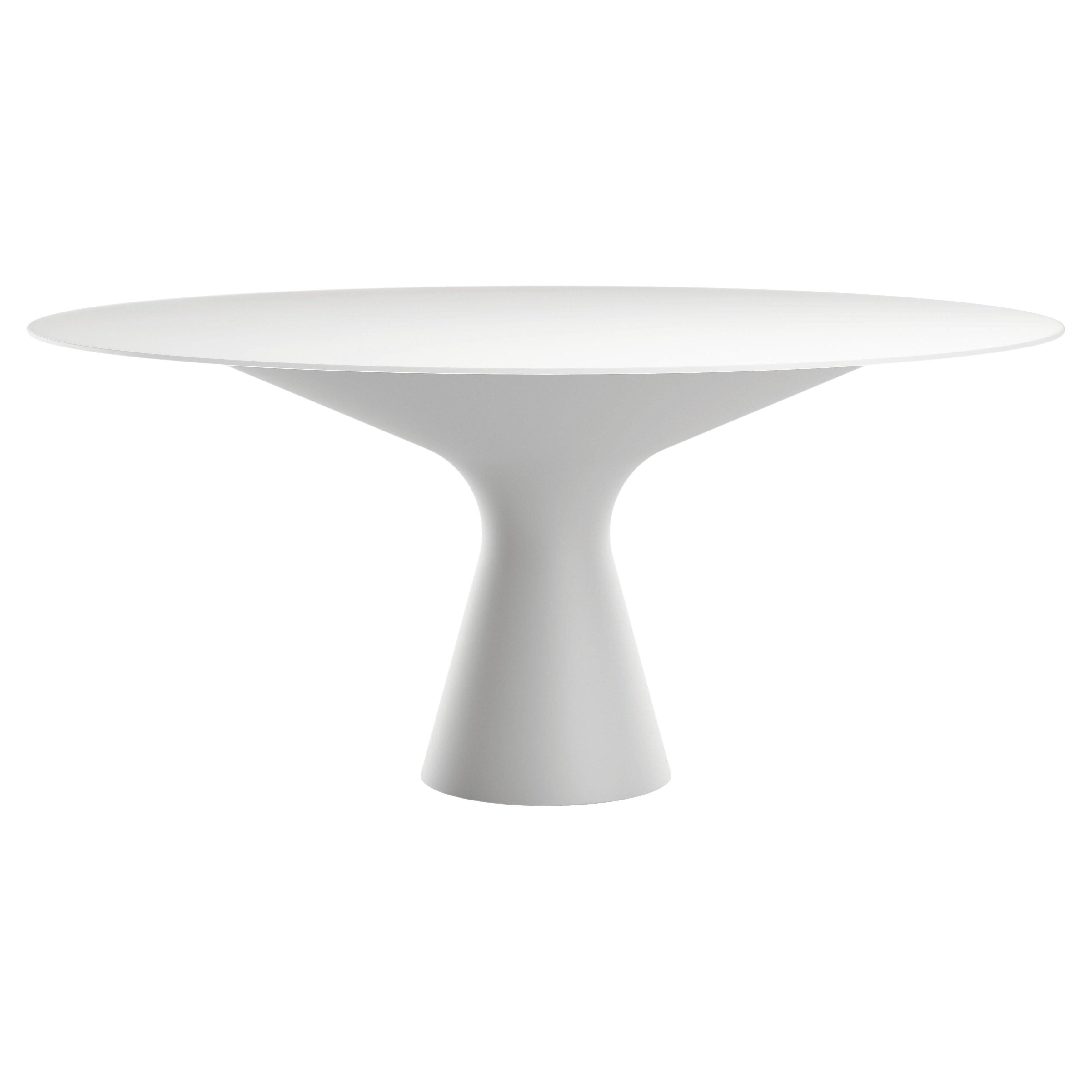 Zanotta Small Blanco Table in Cristalplant Top and Frame by Jacopo Zibardi For Sale