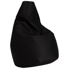 Zanotta Small Sacco in tessuto Vip Nero di Gatti, Paolini, Teodoro