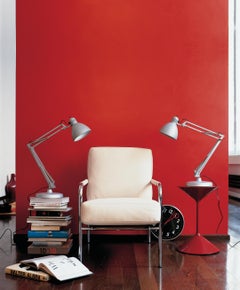 Zanotta Susanna Armchair in Leather 0318 & Chromium Plated Frame