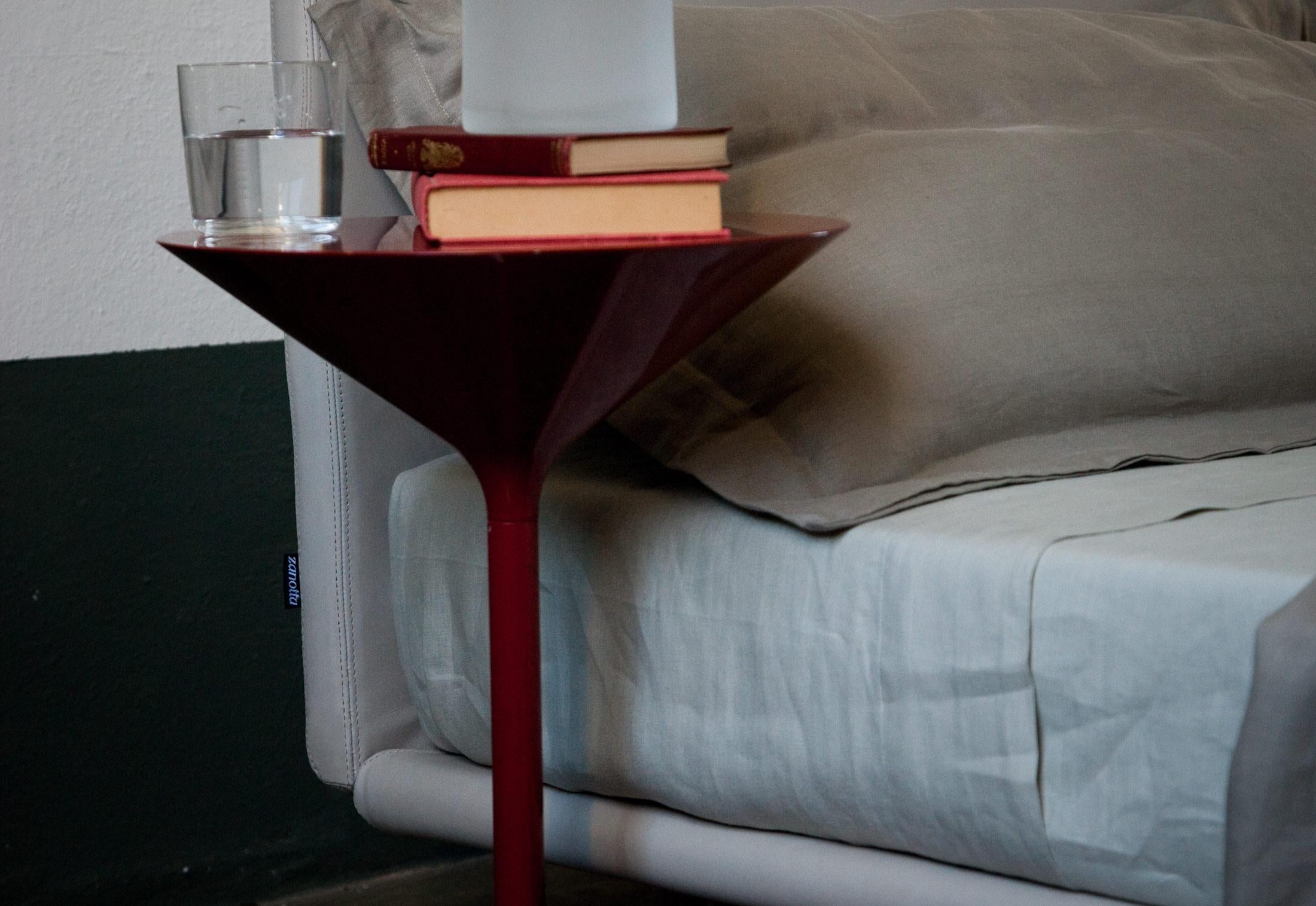 Organic Modern Zanotta Tempo White Small Stand Table