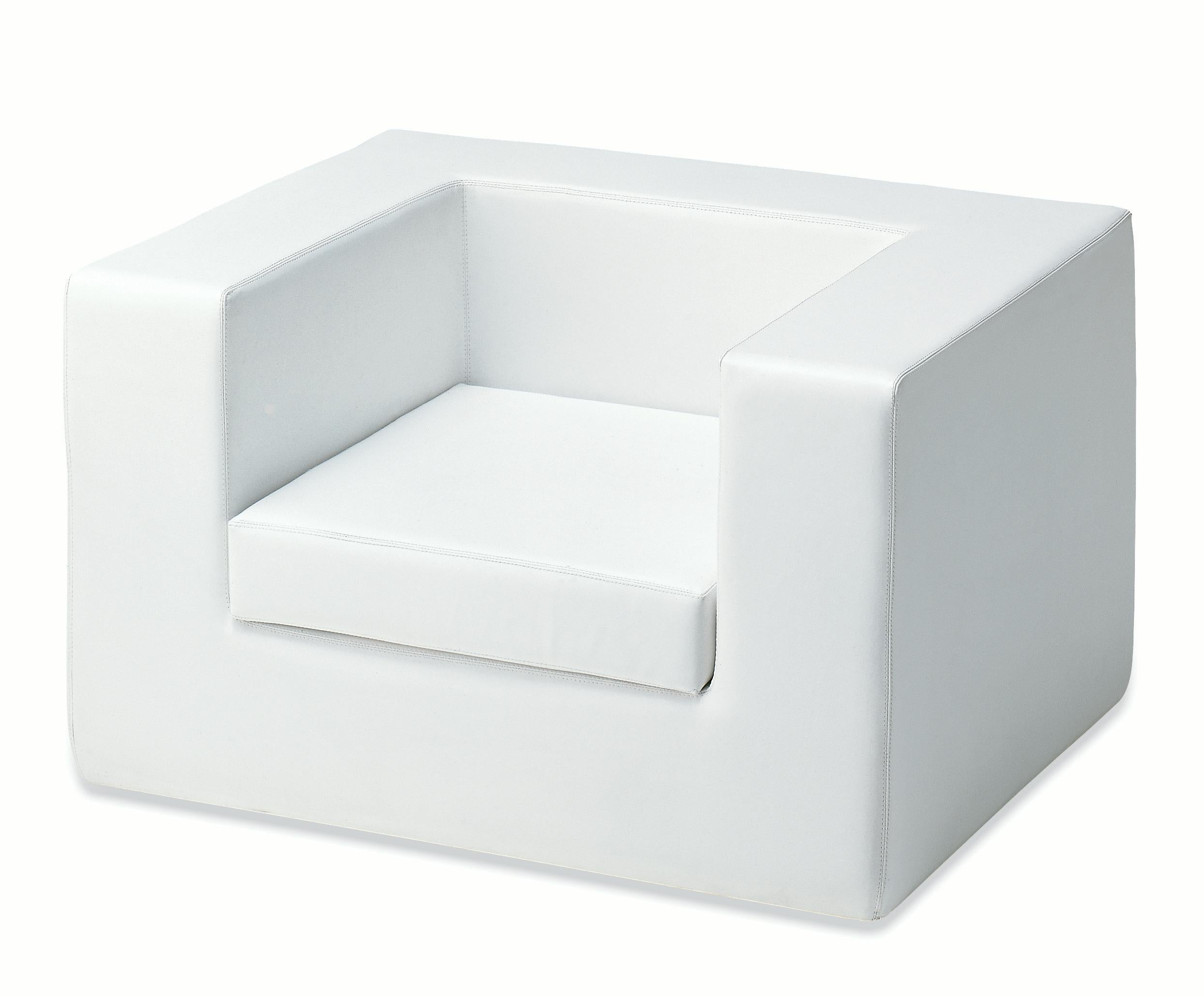 Zanotta Throw Away Armchair in White Leather by Willie Landels

Expanded polyurethane frameless body. The version with the removable cover provides an internal, fixed nylon cover and an external one in fabric or leather.

Additional