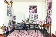 Customizable Zanotta Tweed Table by Garcia Cumini