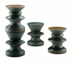 Mesita auxiliar Zanotta Zeus de porcelana grès by Prospero Rasulo