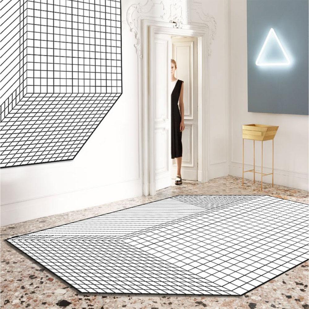 Anpassbarer Zantota Quaderna 150 Teppich von Superstudio im Zustand „Neu“ im Angebot in New York, NY