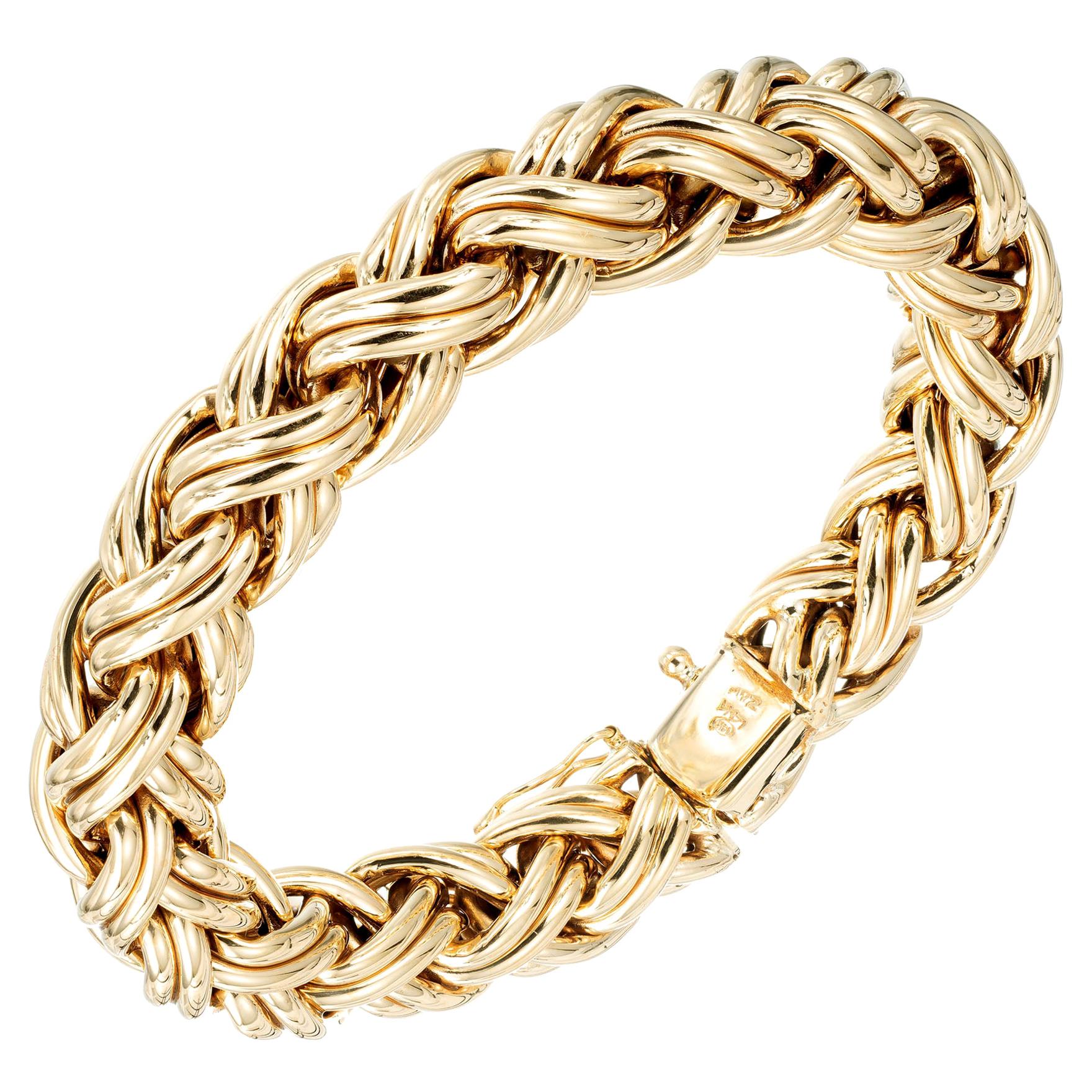 Zantow Ferguson Yellow Gold Woven Bracelet