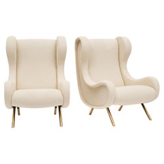 Zanuso Style Vintage Armchairs