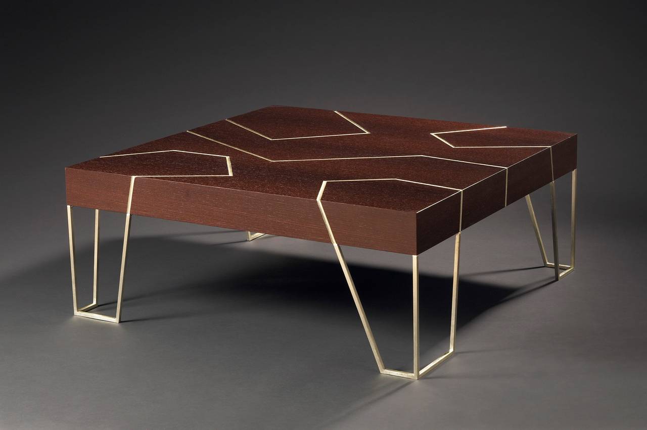 Zanzibar coffee table.
Elisabeth Garouste and Mattia Bonetti
Cat-Berro Edition, 1998
Wengé wood. White gold leaves.
Measures: L 100 cm, D 100cm, H 40cm.
Signed piece.

Delivery time : 8 to 10 weeks.

Pricing does not include sales tax (French VAT)