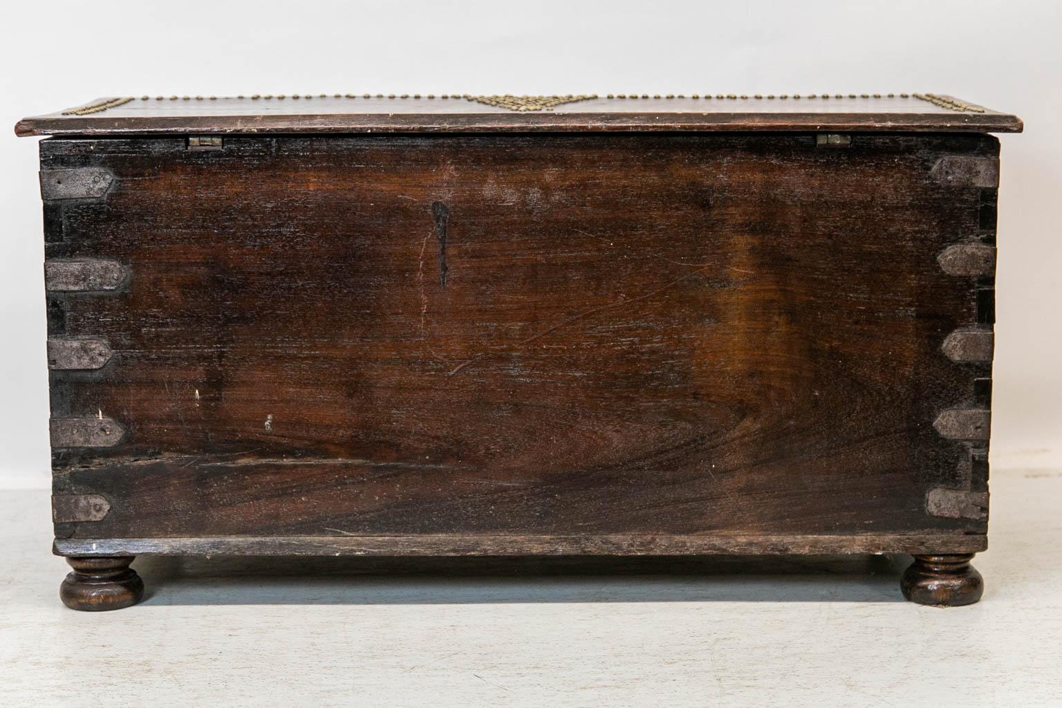 Zanzibar Studded African Walnut Trunk 4
