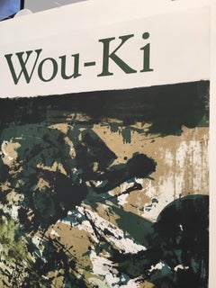 Affiche de galerie Zao Wou-Ki, Affiche d'origine d'exposition vintage, 1978