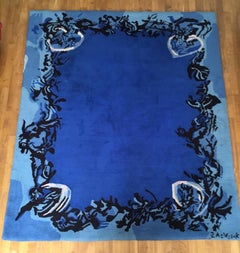 Zao Wou Ki "Nocturne" Rug, 1986, Artcurial Editions of 100