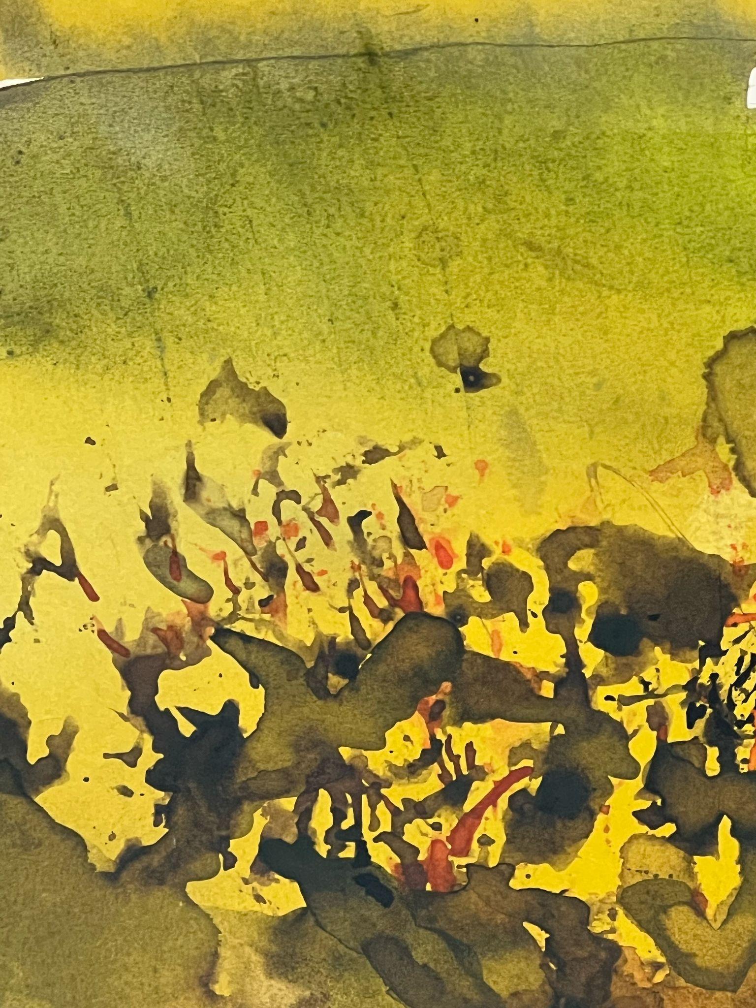 Untitled - Abstract Painting by Zao Wou-Ki