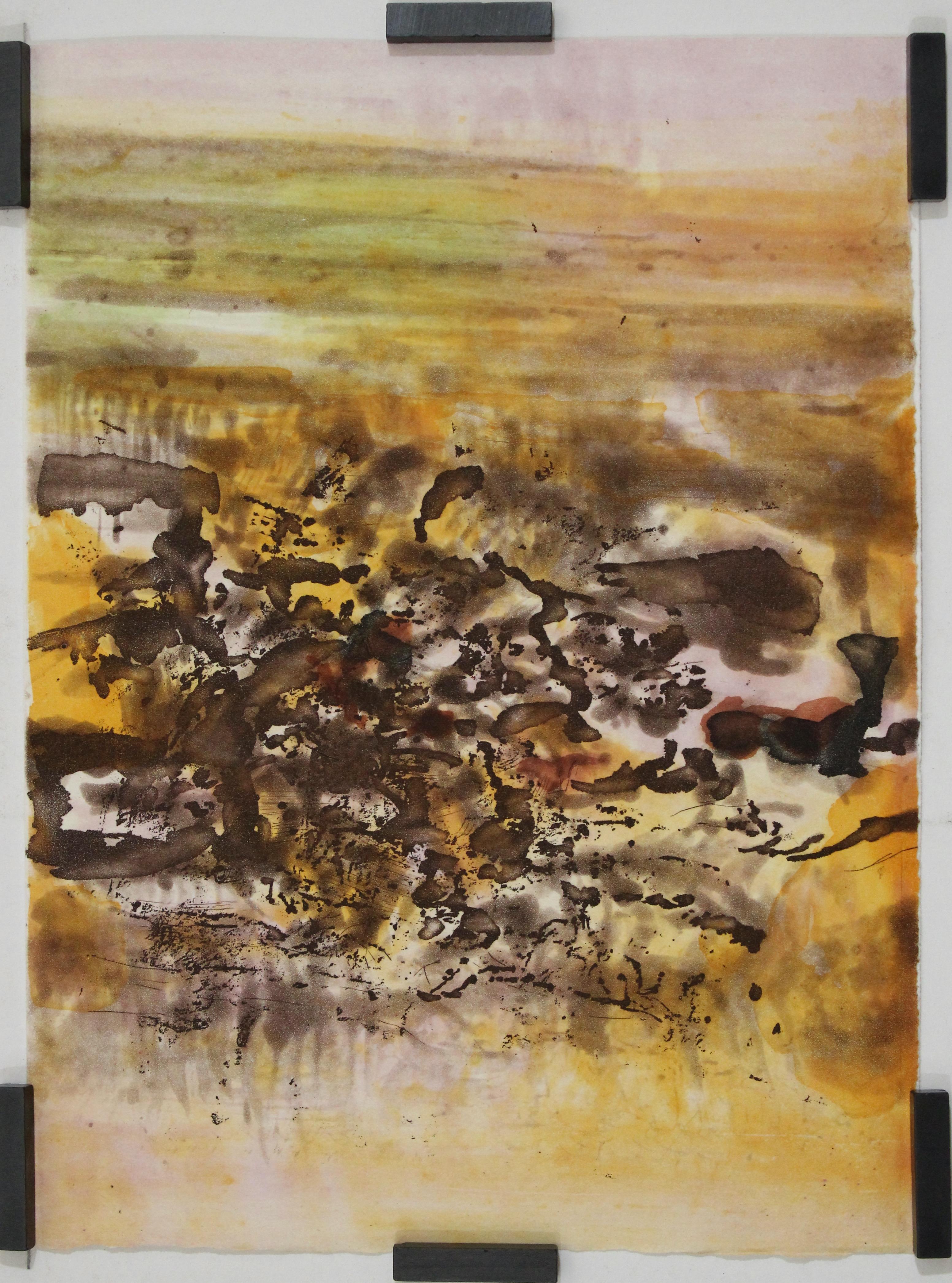 Livre illustré original de Zao Wou-Ki intitulé « Beauregard », 1981 en vente 2