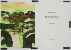 1981 original illustrated book by Zao Wou-Ki titled "Beauregard"