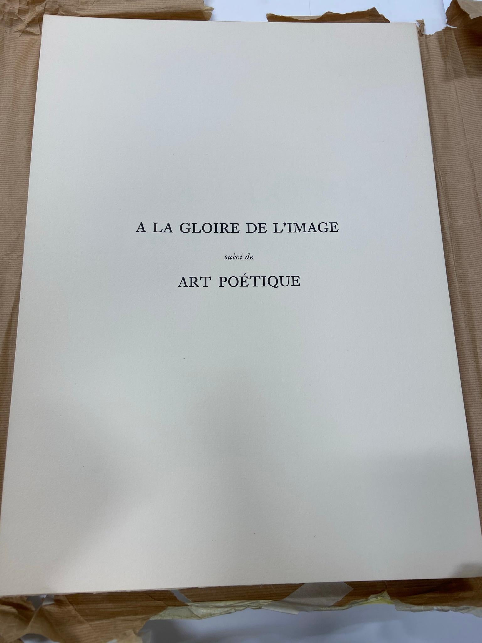  À la gloire de l'image et art poétique 15 lithographs by Zao Wou-ki  AGE271-285 - Print by Zao Wou-Ki