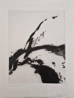 A Woman's face - Original handsigned etching - UNIQUE PROOF (Agerup #371)