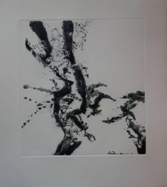 Vintage Abstract Composition - Original etching and aquatint - 130 copies