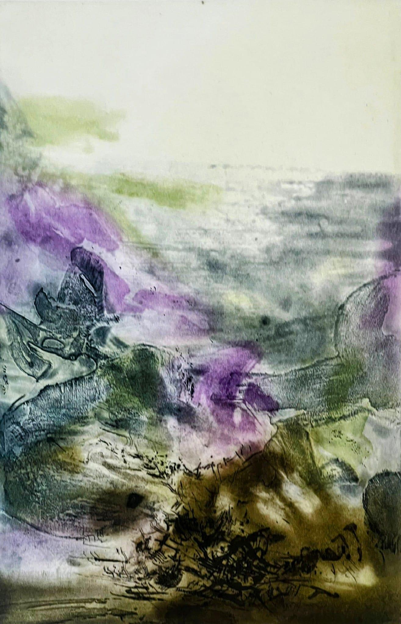 Canto Pisano (Planche 7) - Print di Zao Wou-Ki