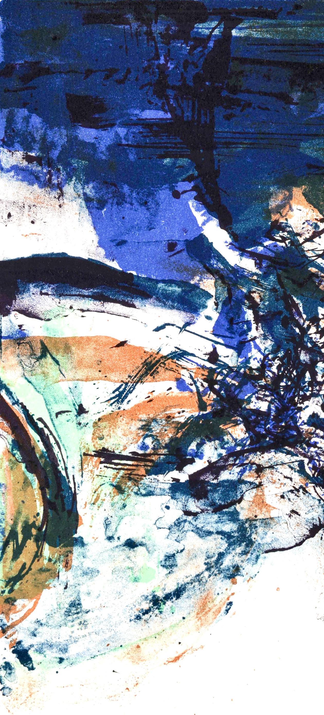 Composición (Ågerup 268), San Lazzaro et ses Amis, XXe siècle - Print de Zao Wou-Ki