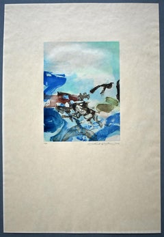 Composition I, from Rambles  Randonnées - Chinese French Abstract