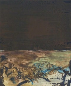 Aguafuerte nº 328 - Arte chino abstracto 1986 Francés