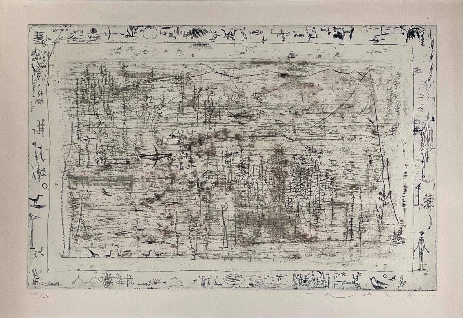 Zao Wou-Ki Abstract Print - Flore et faune