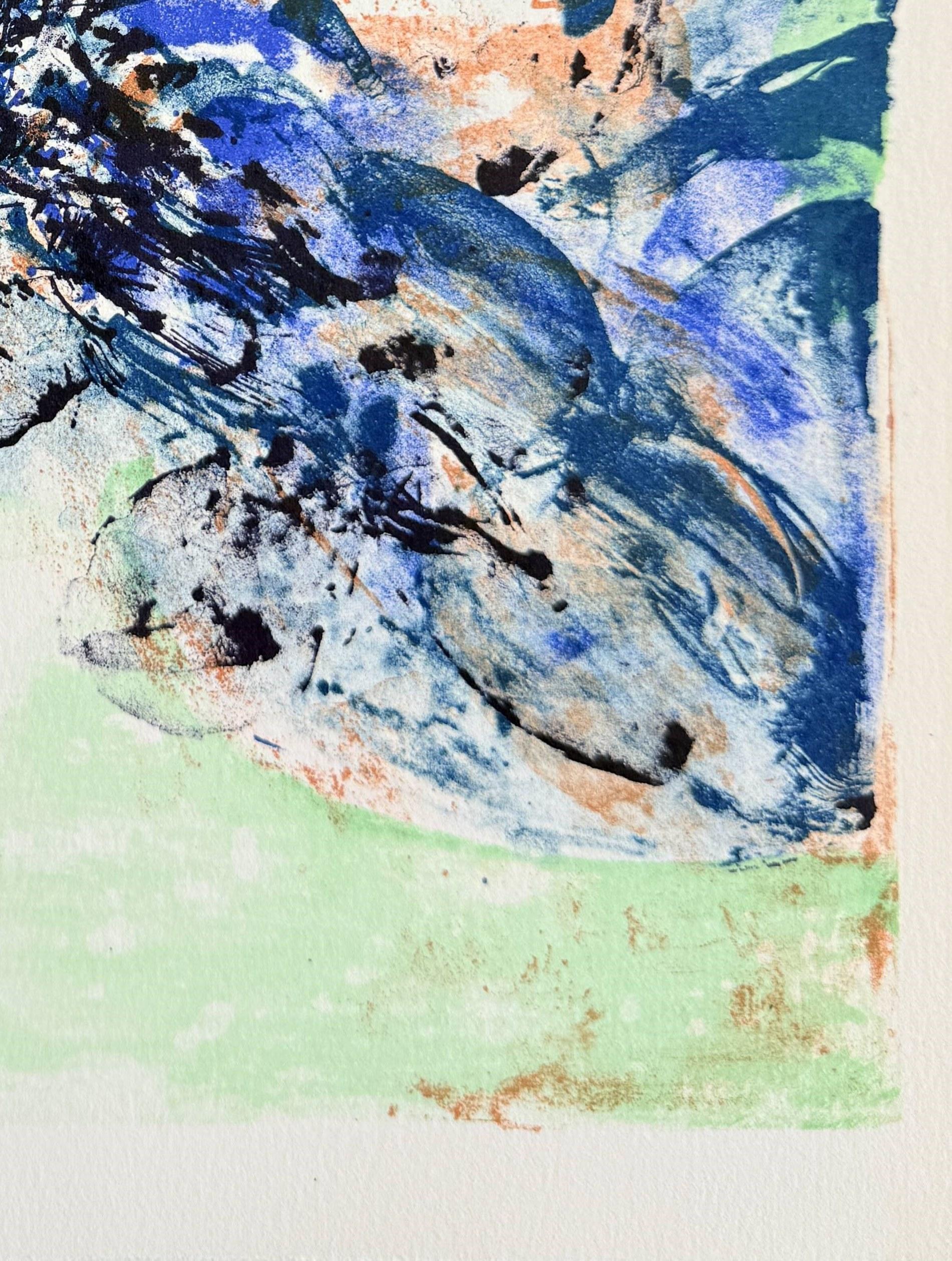Zao Wou-Ki (1921-2013) - Omaggio a San Lazzaro

Litografia del 1975.

Edizione 371/575 (è inclusa la fotocopia del colophon).

Dimensioni dell'opera: 31 x 24 cm.

Ogni copia di questa litografia include la pagina originale allegata, conservata nella