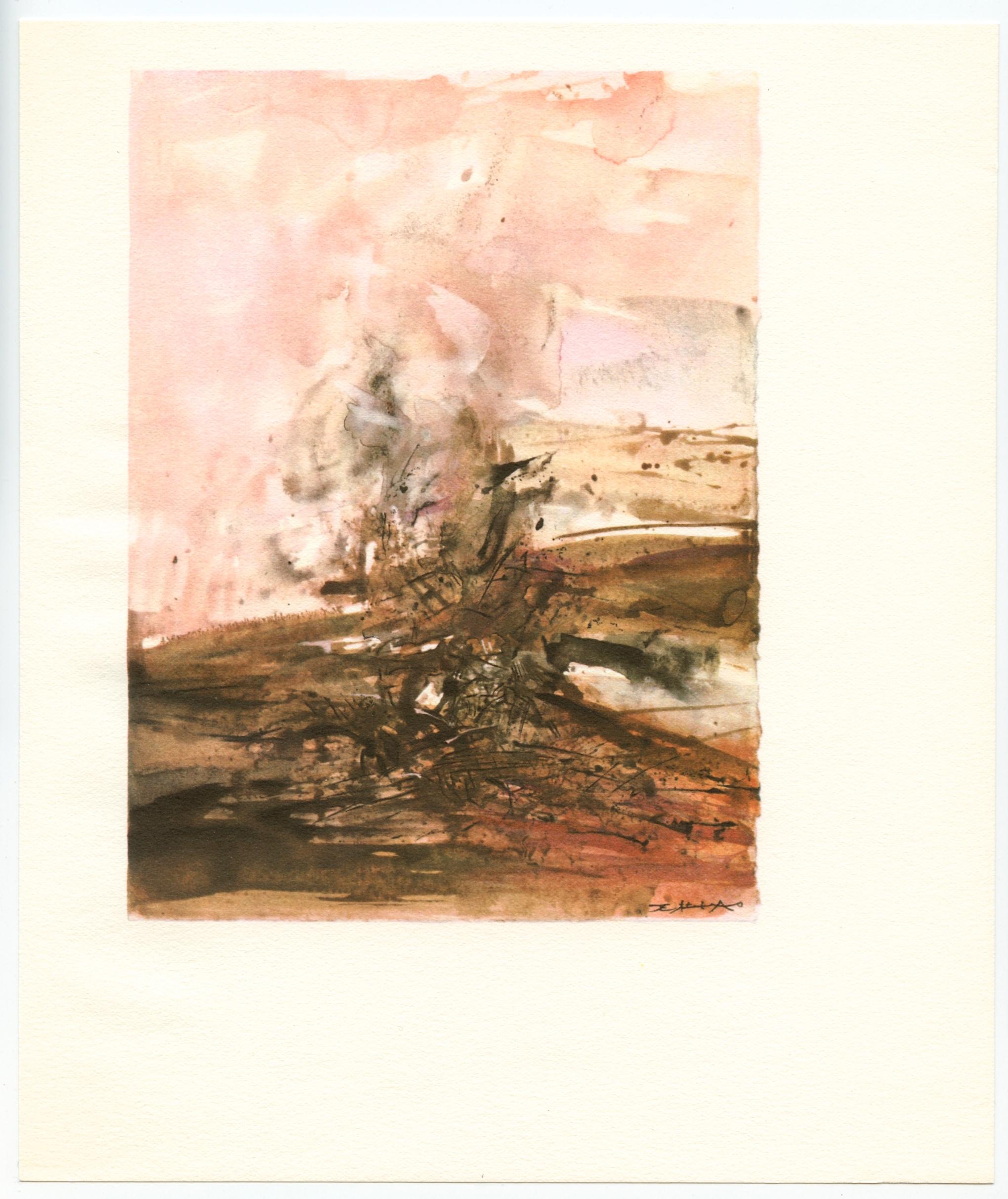 Medium: litografia offset (dopo l'acquerello). Stampato nel 1966 su carta Johannot per il poftfolio "Illuminations" e pubblicato a Parigi dal Club Francais du Livre. Dimensioni dell'immagine: 7 1/8 x 5 3/8 pollici (182 x 137 mm). Dimensioni del