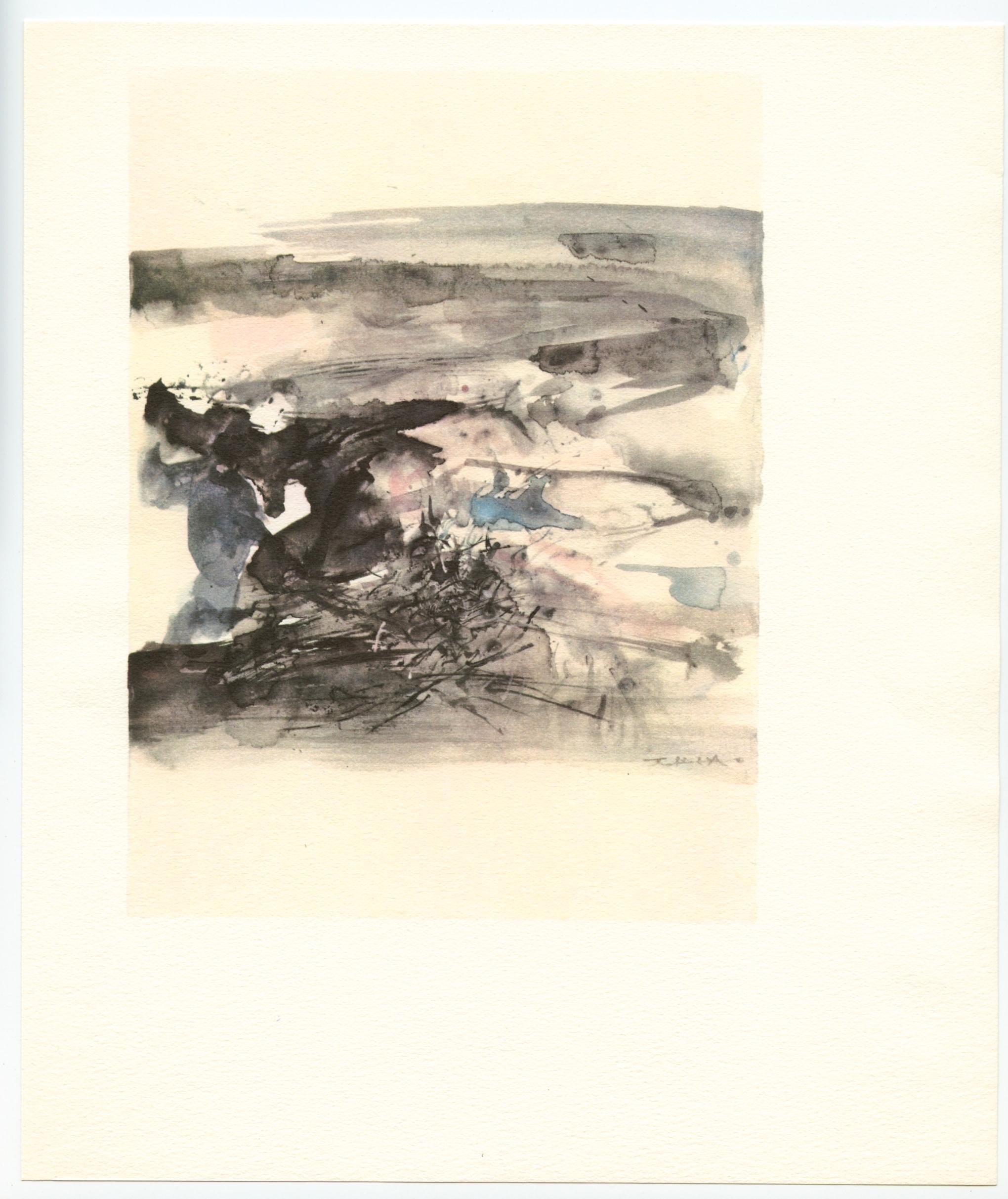 "Illuminations" (d'après) Zao Wou-ki - Print de Zao Wou-Ki