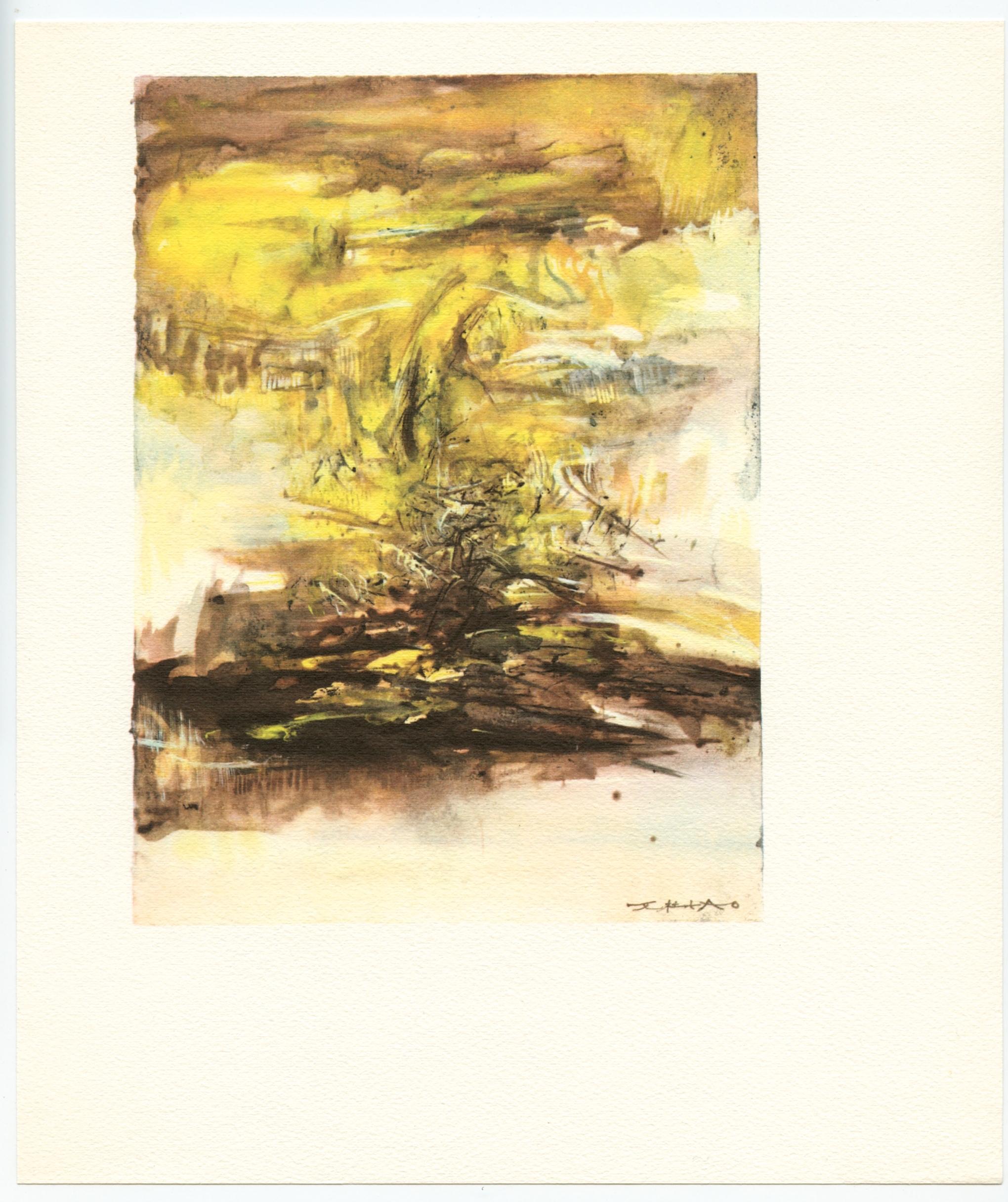 Medium: litografia offset (dopo l'acquerello). Stampato nel 1966 su carta Johannot per il poftfolio "Illuminations" e pubblicato a Parigi dal Club Francais du Livre. Dimensioni dell'immagine: 7 1/8 x 5 3/8 pollici (182 x 137 mm). Dimensioni del