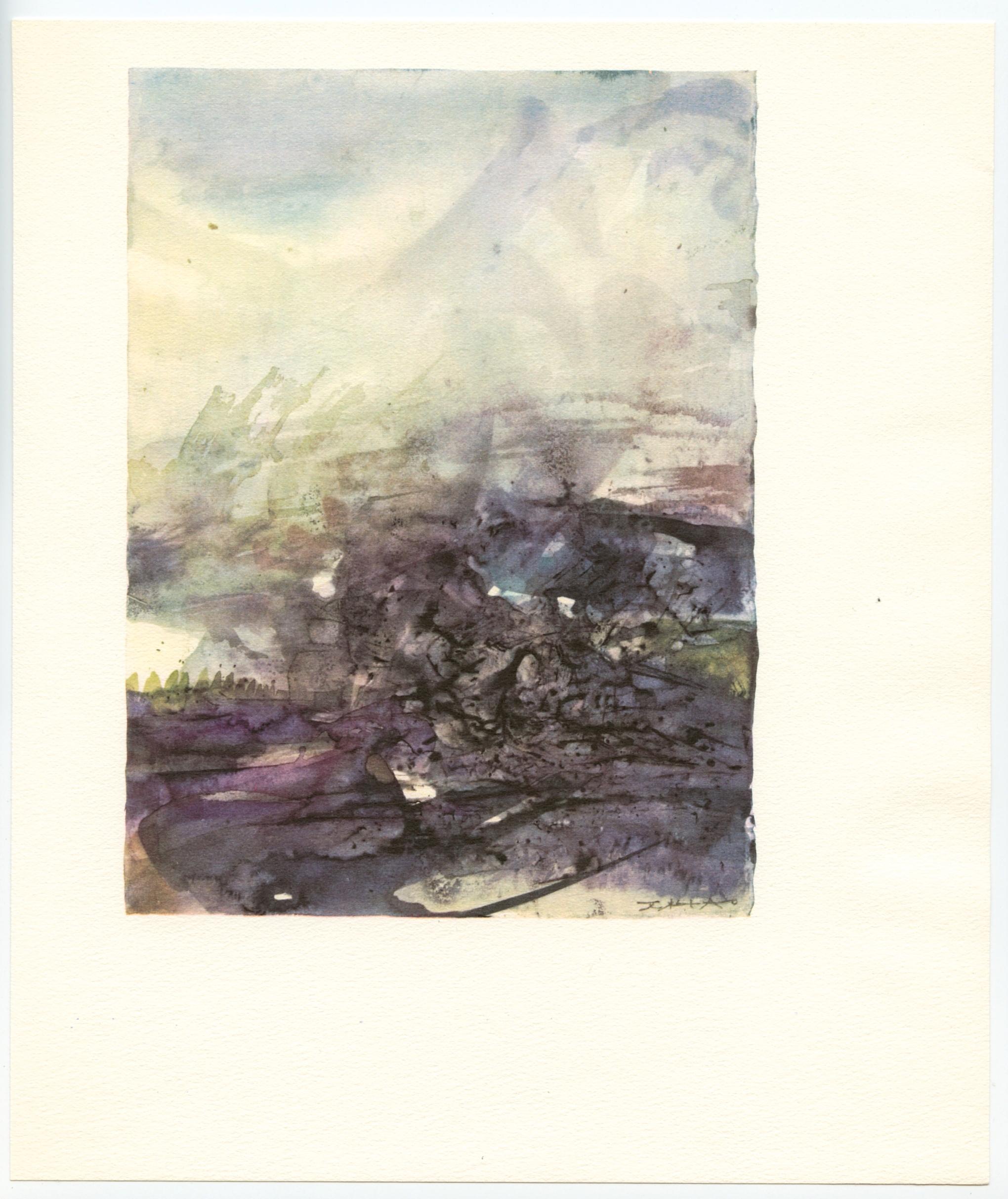 "Illuminations" (after) Zao Wou-ki - Print by Zao Wou-Ki