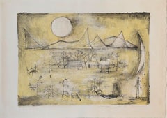 Mountains and sun