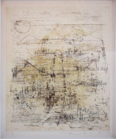 The Stairs  L’escalier - Chinese Abstract