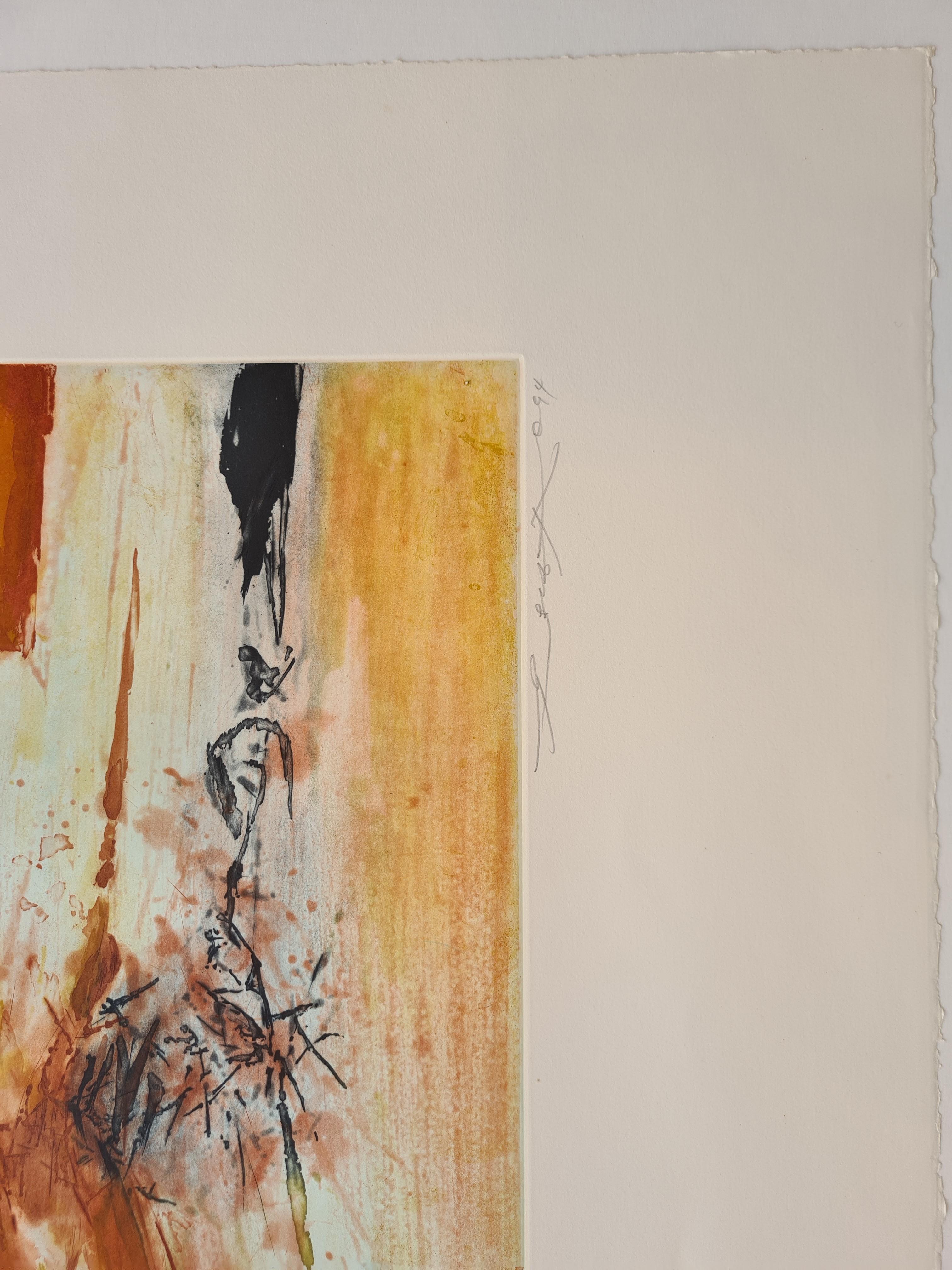 Untitled - Abstract Print by Zao Wou-Ki