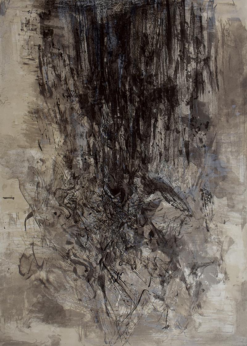 Zao Wou-Ki Abstract Print - Untitled No. 127
