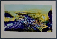 Untitled No. 242 - Signed Lithograph Chinese Art Abstract - French Art