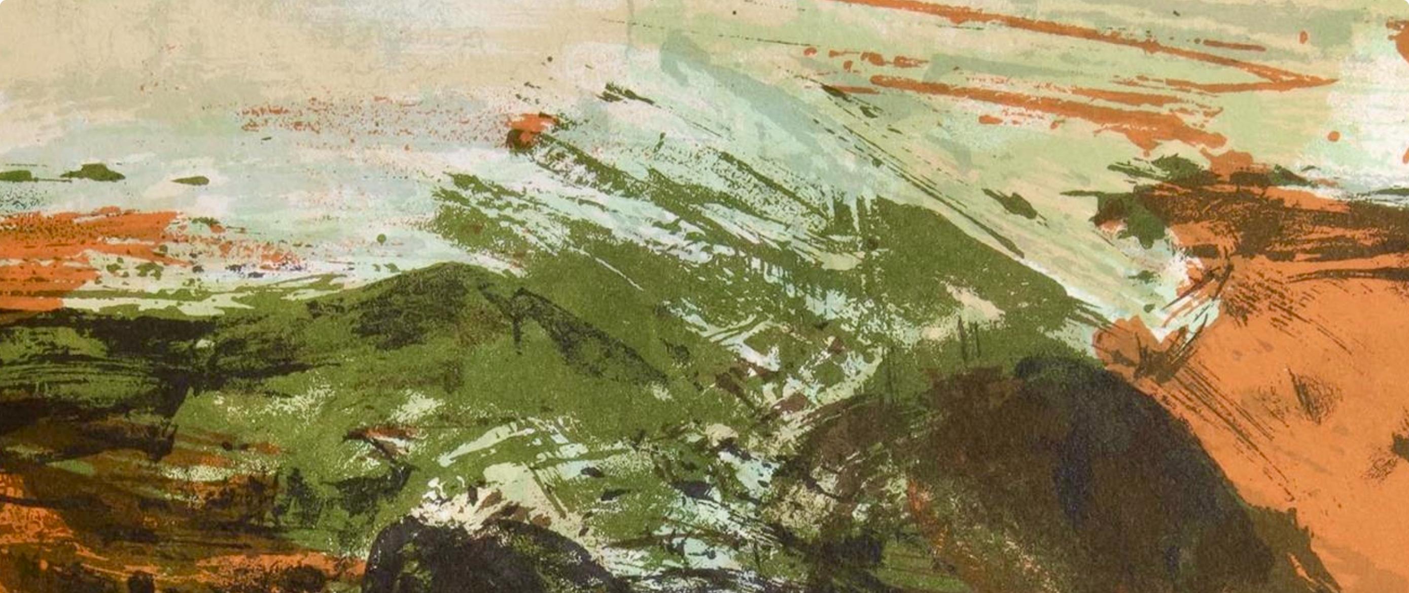 Wou-Ki 赵无极, Composition, Ediciones Polígrafa, Redfern Gallery (after) - Modern Print by Zao Wou-Ki