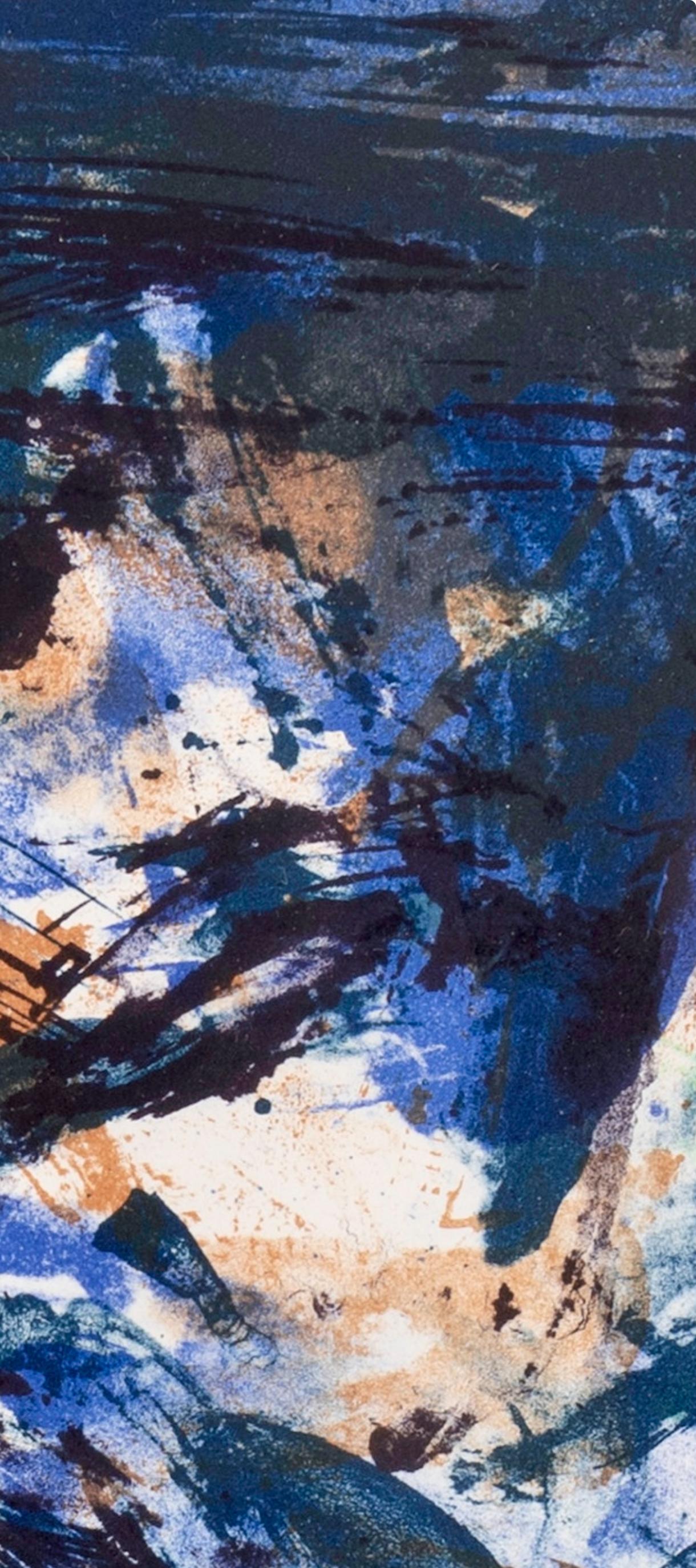 Wou-Ki 赵无极, Composition, San Lazzaro et ses Amis, XXe Siècle (d'après) en vente 1