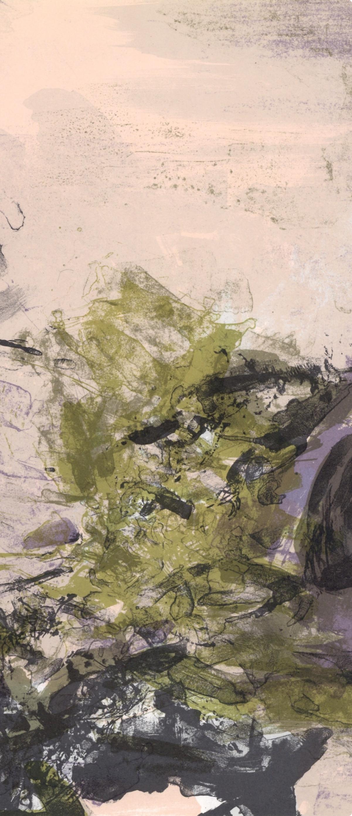 Wou-Ki 赵无极, Komposition, XXe Siècle (nach) – Print von Zao Wou-Ki