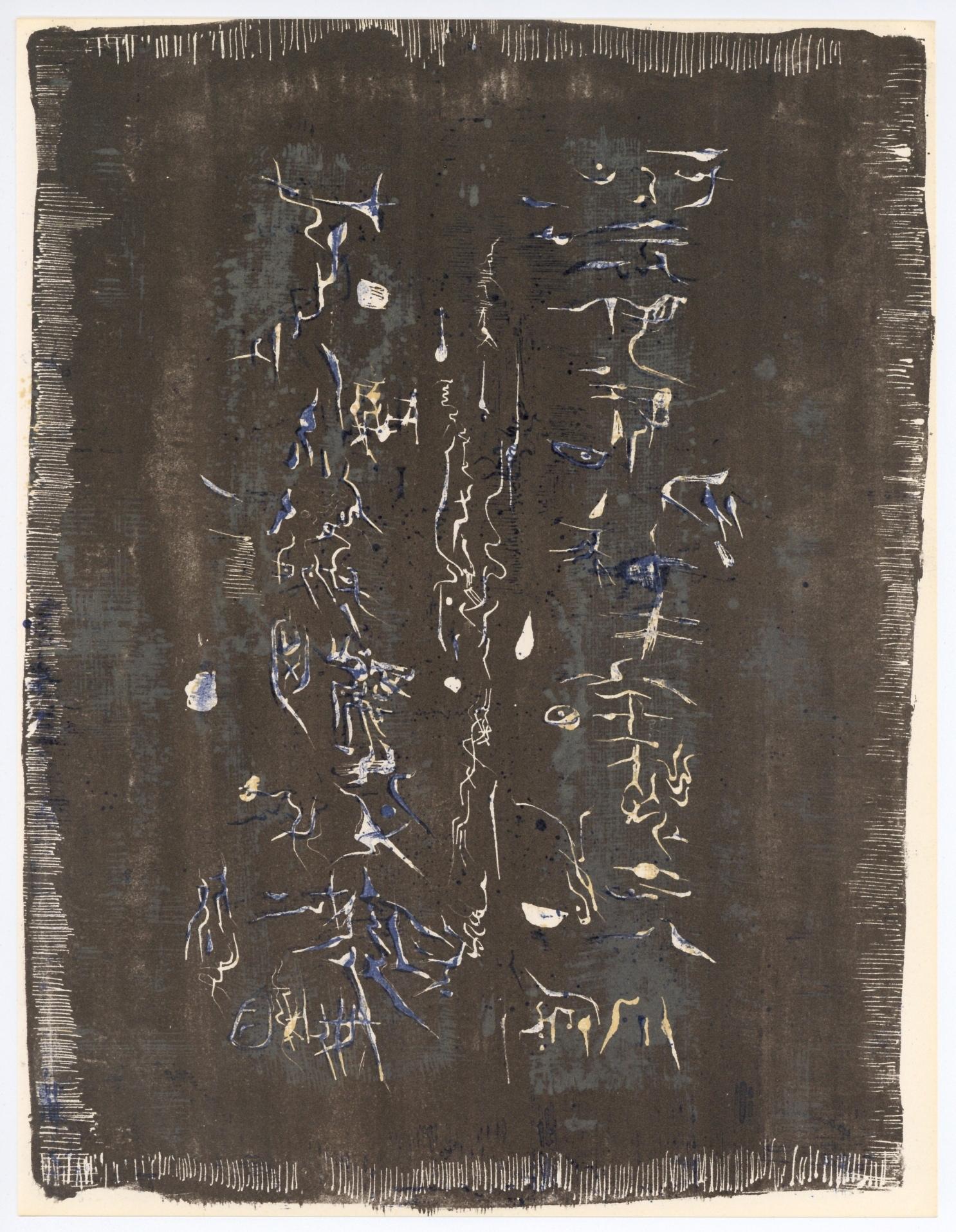 Lithographie auf Velinpapier. Beschriftung: Unsigniert und nicht nummeriert, wie ausgegeben. Guter Zustand; nie gerahmt oder mattiert. Anmerkungen: Aus dem Band, XXe Siècle, n°10, 1958. Herausgegeben und gedruckt unter der Leitung von Gualtieri di
