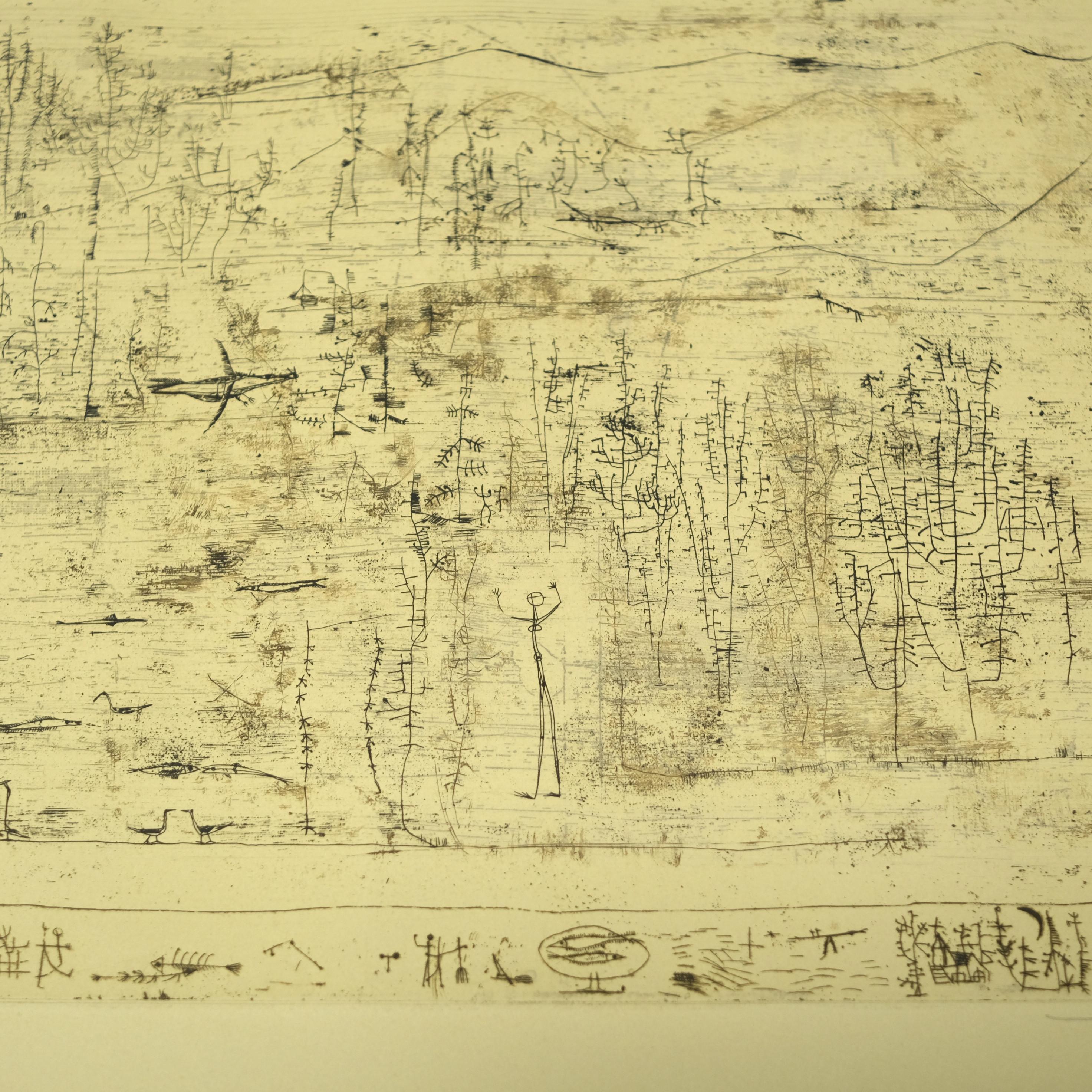 Zao Wou-Ki 趙無極 (1920–2013) – Flore et Faune – Etching on paper – 1951 For Sale 2