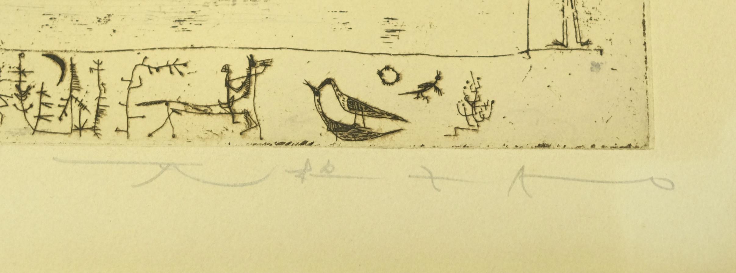 Zao Wou-Ki 趙無極 (1920–2013) – Flore et Faune – Etching on paper – 1951 For Sale 4