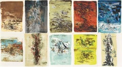 Zao Wou-ki - Full portfolio of 10 Original Lithographs