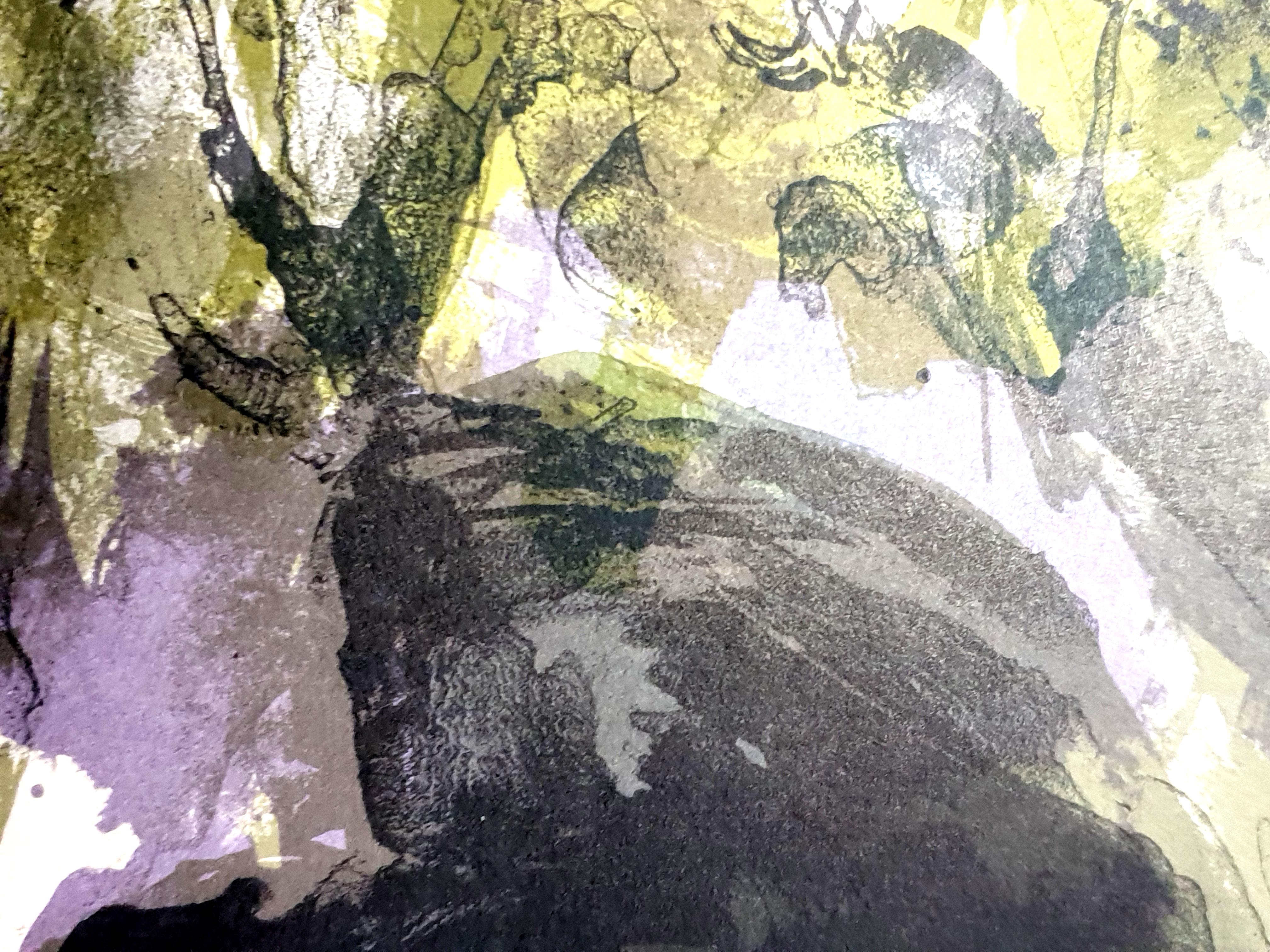 Zao Wou-Ki - Litografia originale - Composizione astratta in vendita 2